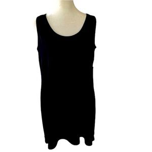Long Clara Sun Woo scoop neck tank in black. Size S. NWT